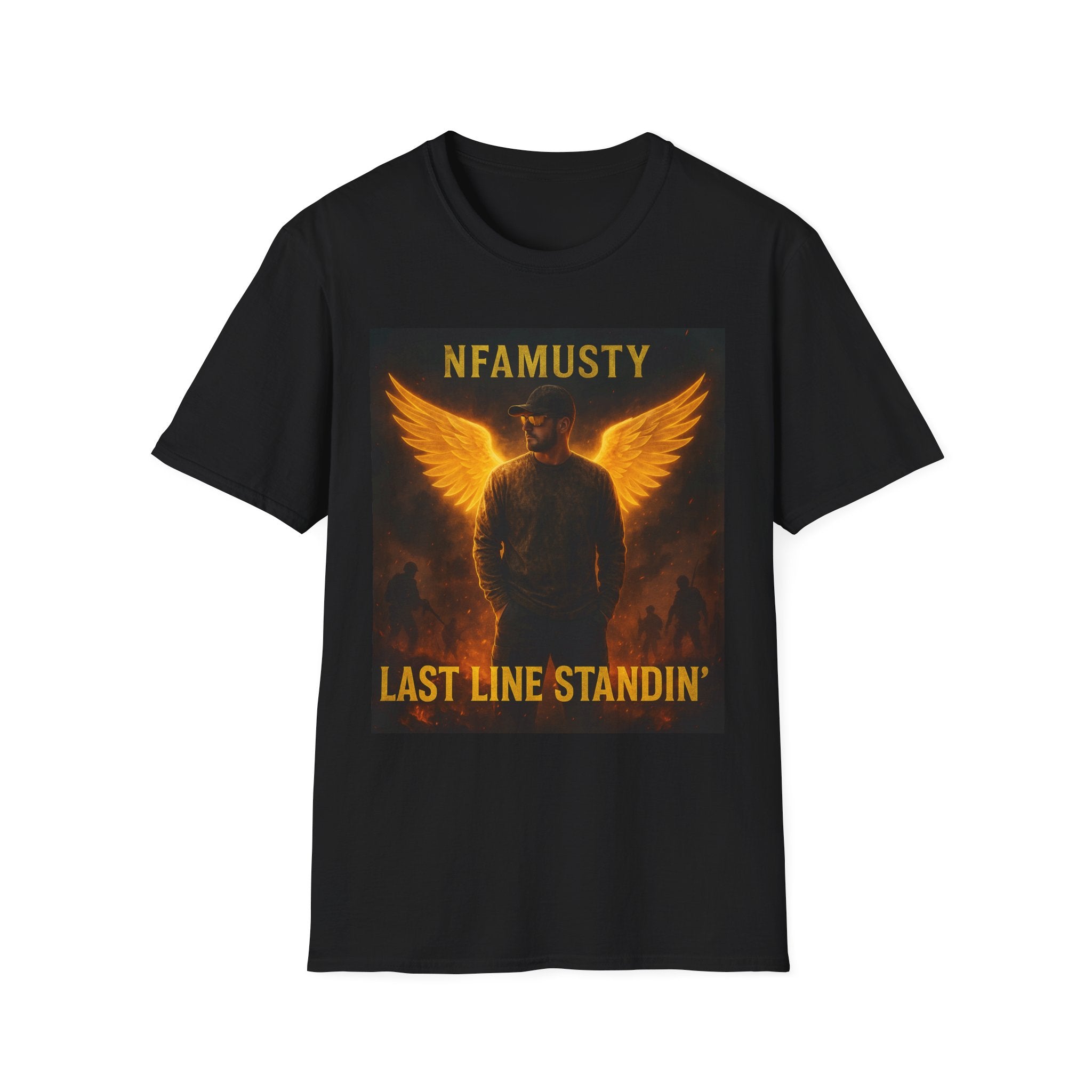 NFAMUSTY 'Last Line Standin' Graphic T-Shirt