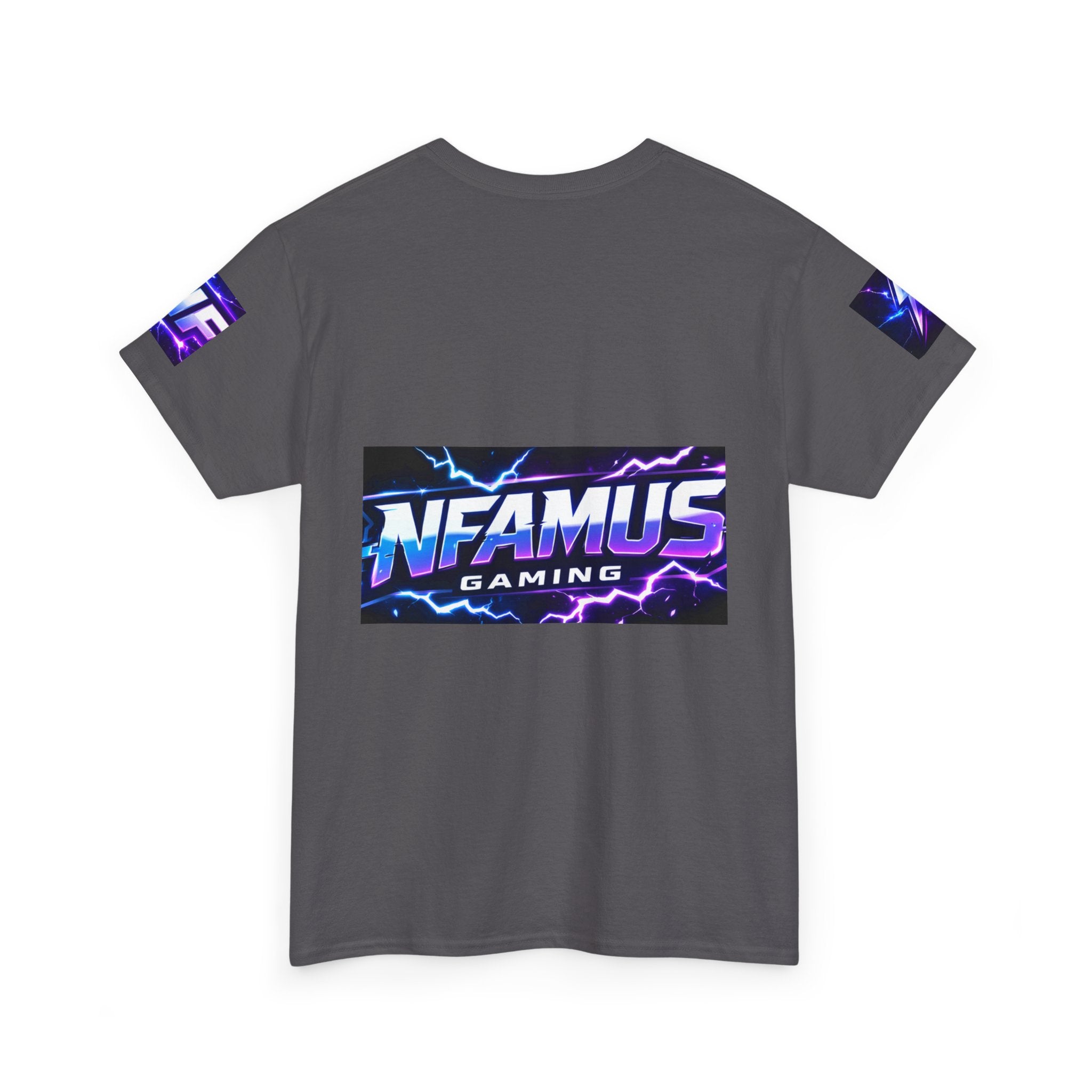 Gaming Tee — "Nfamus Mode Activated" Neon Controller Shirt