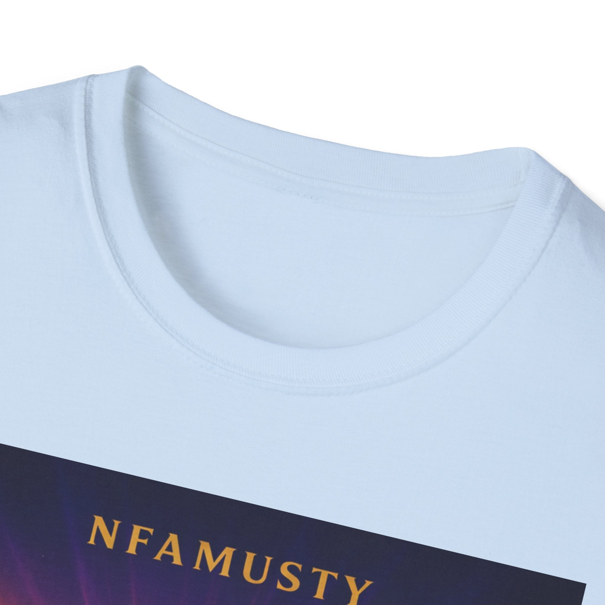 New Dawn Rising High T‑Shirt — NFAMUSTY Angel Wings Album Art Tee