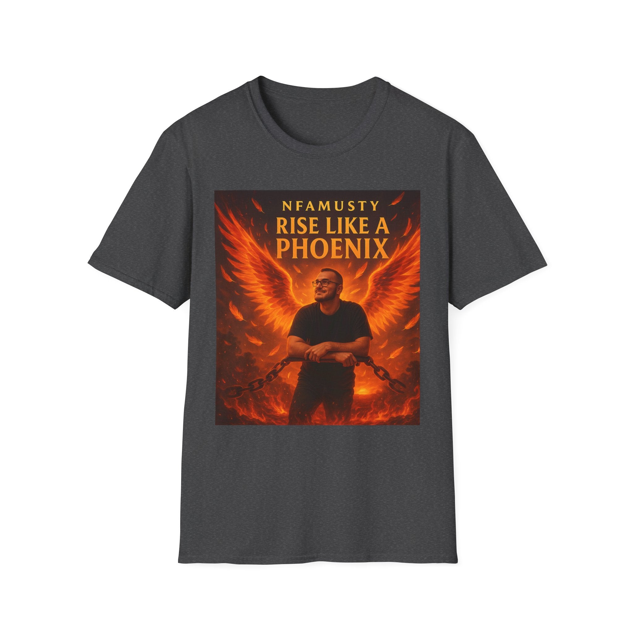 Rise Like a Phoenix T-Shirt — NFAMUSTY Music Graphic Tee