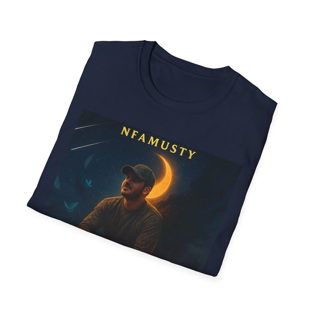 Chasing Stars and Shadows T-Shirt — Neamusty Music Cosmic Album Tee