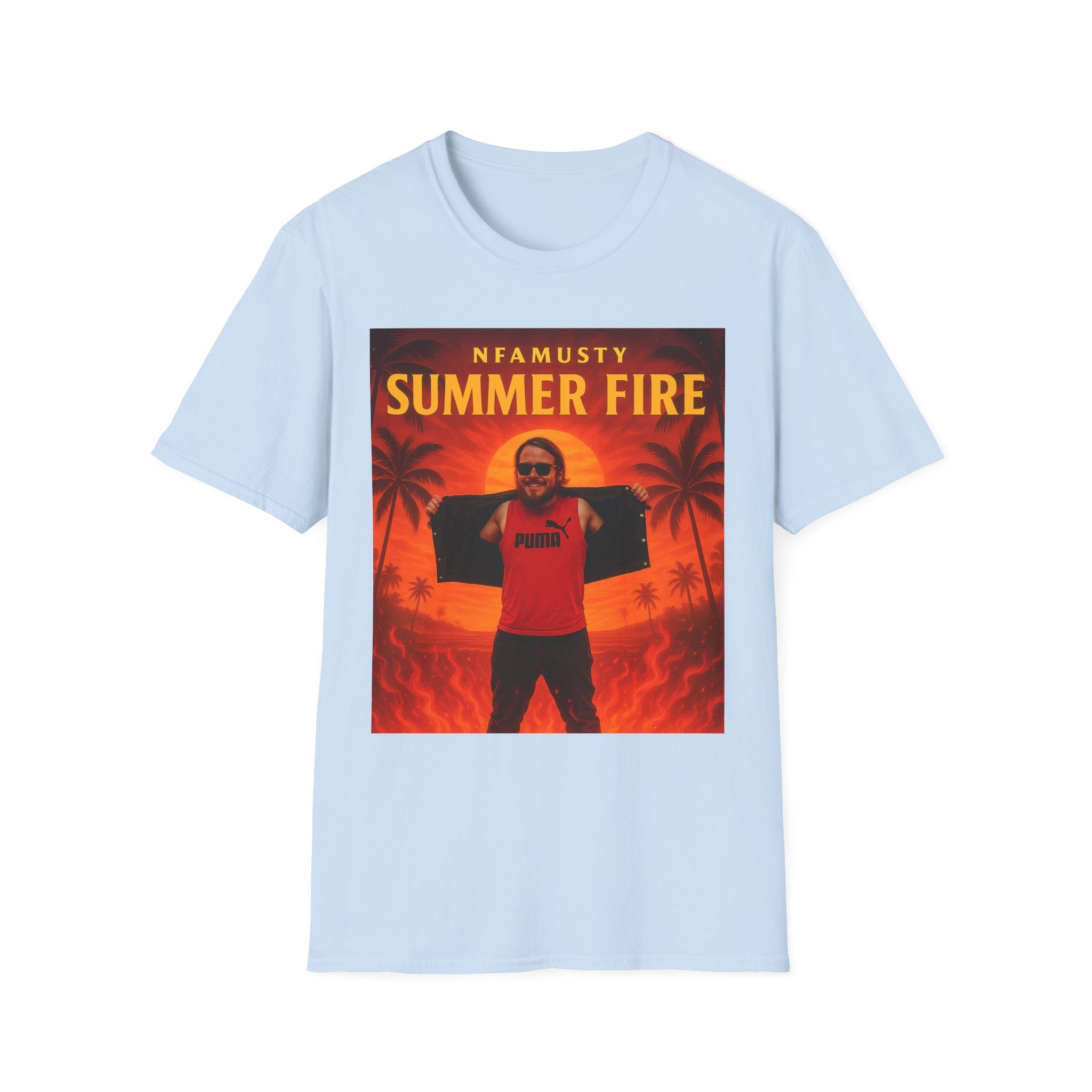 Summer Fire Music T-Shirt — NFAMUSTY Graphic Tee