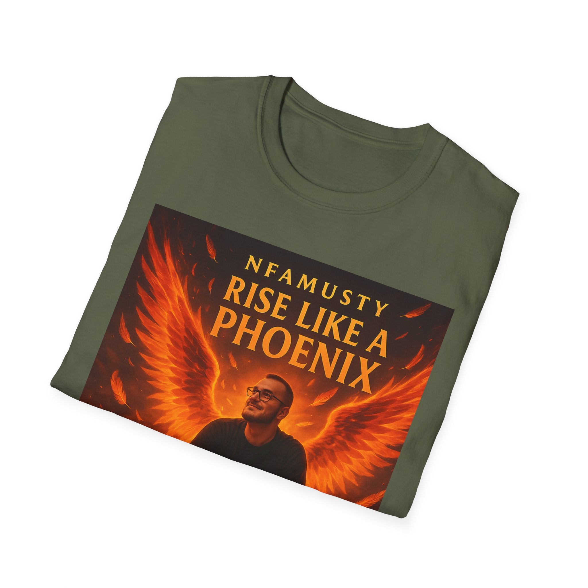 Rise Like a Phoenix T-Shirt — NFAMUSTY Music Graphic Tee
