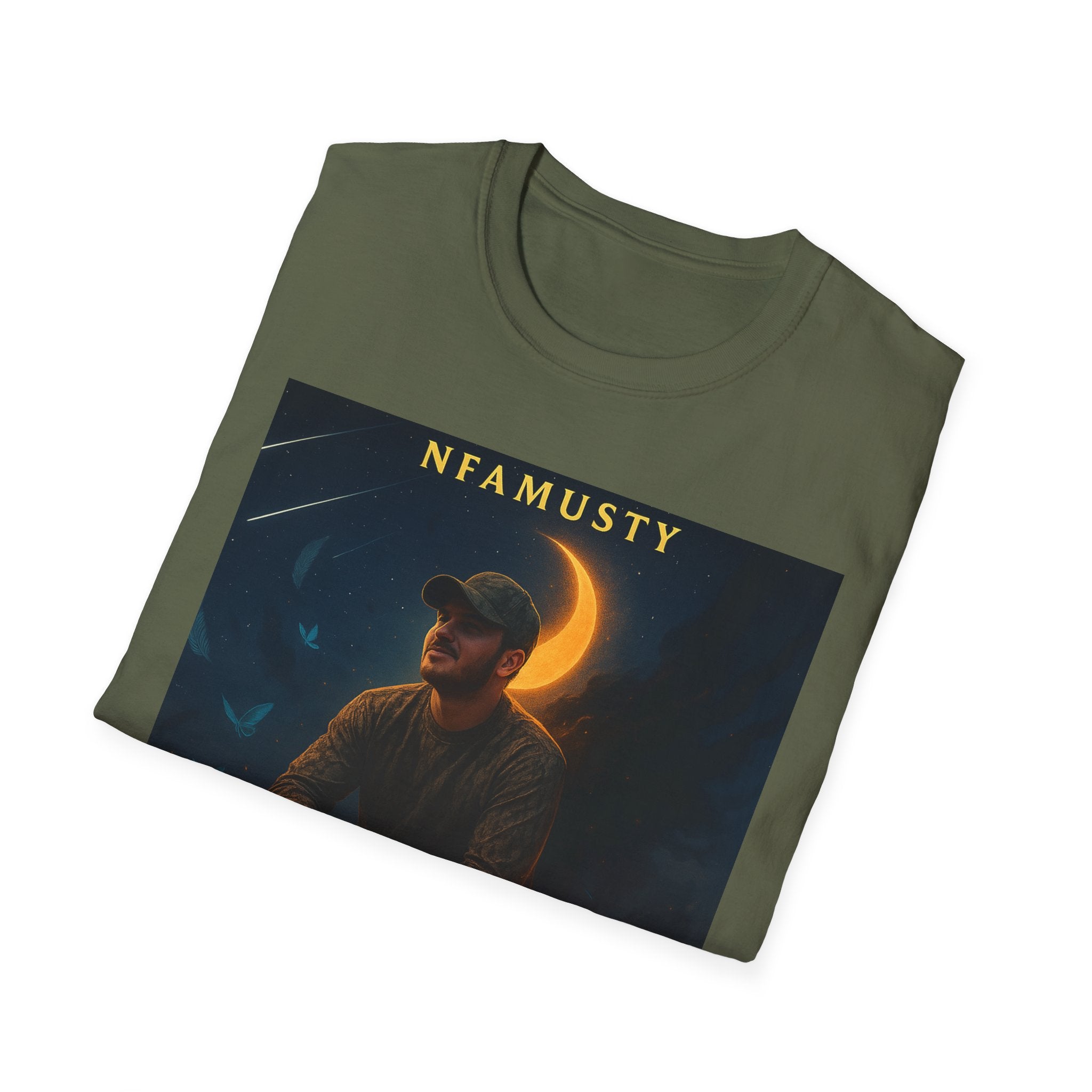 Chasing Stars and Shadows T-Shirt — Neamusty Music Cosmic Album Tee