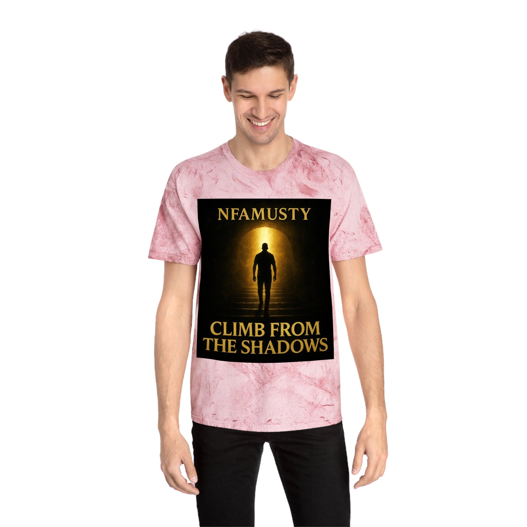 Music Artist Tee — "Climb From The Shadows" Graphic T-Shirt