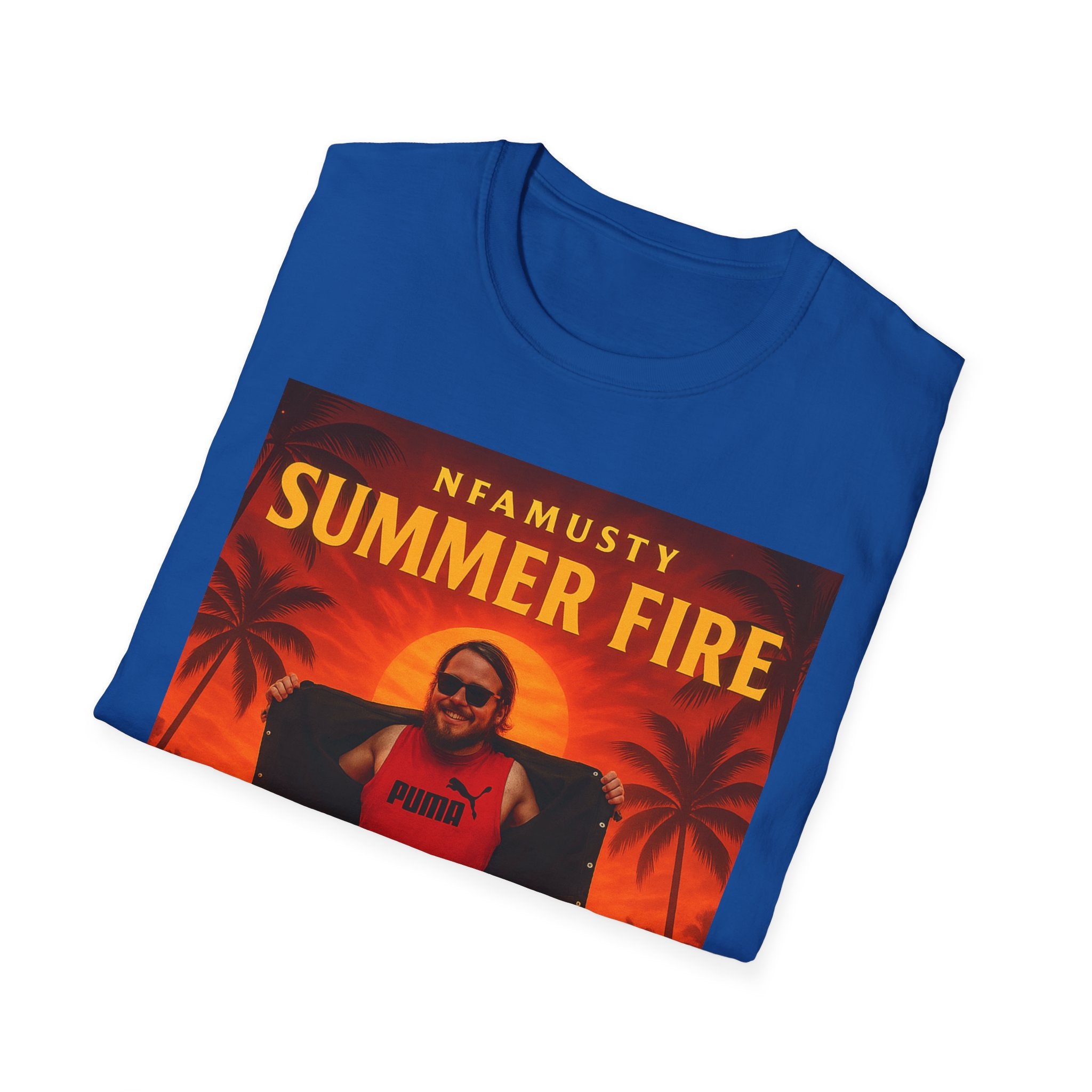 Summer Fire Music T-Shirt — NFAMUSTY Graphic Tee
