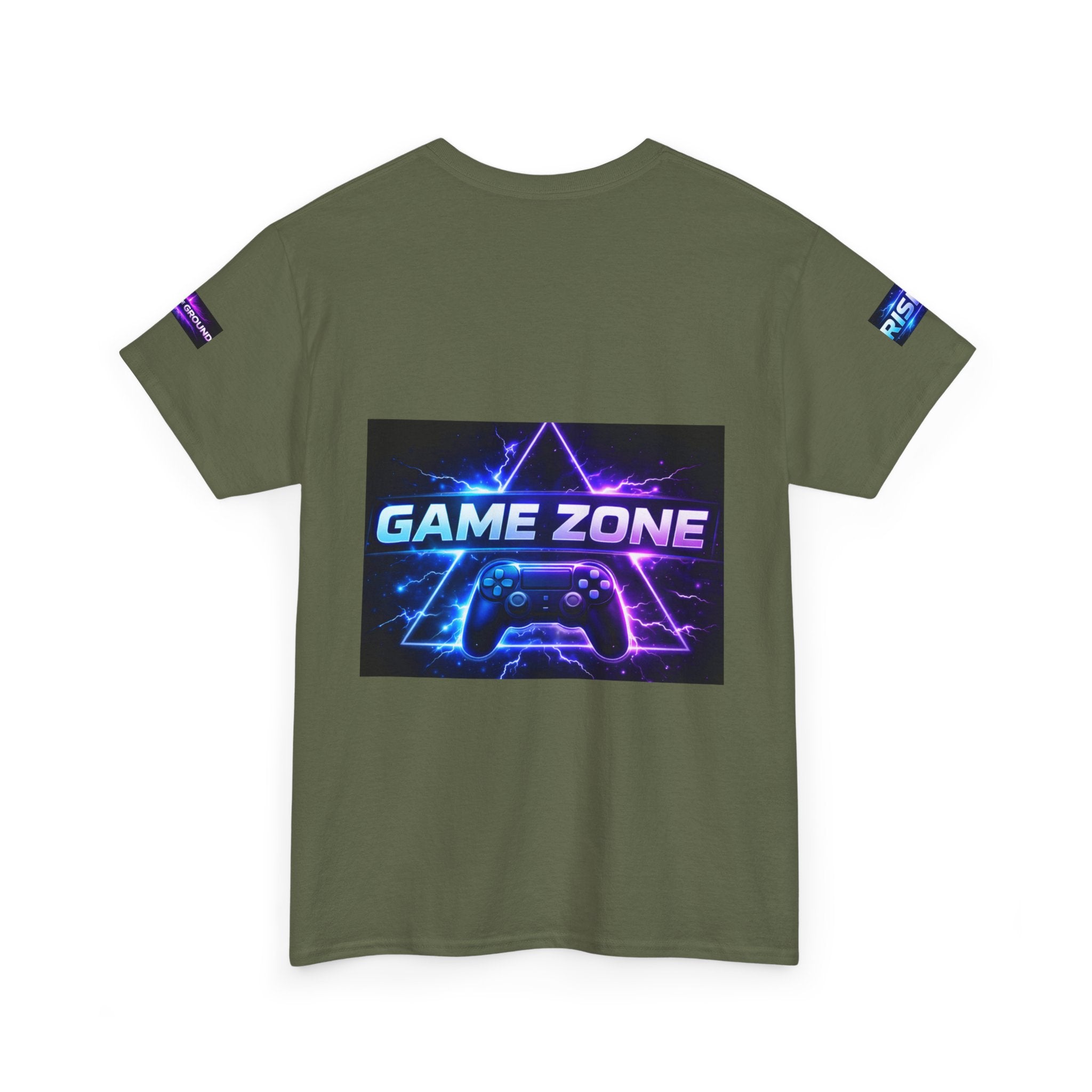 Gaming T-Shirt — "Locked In" NFAMUS Gaming Tee with Neon Game Zone Design