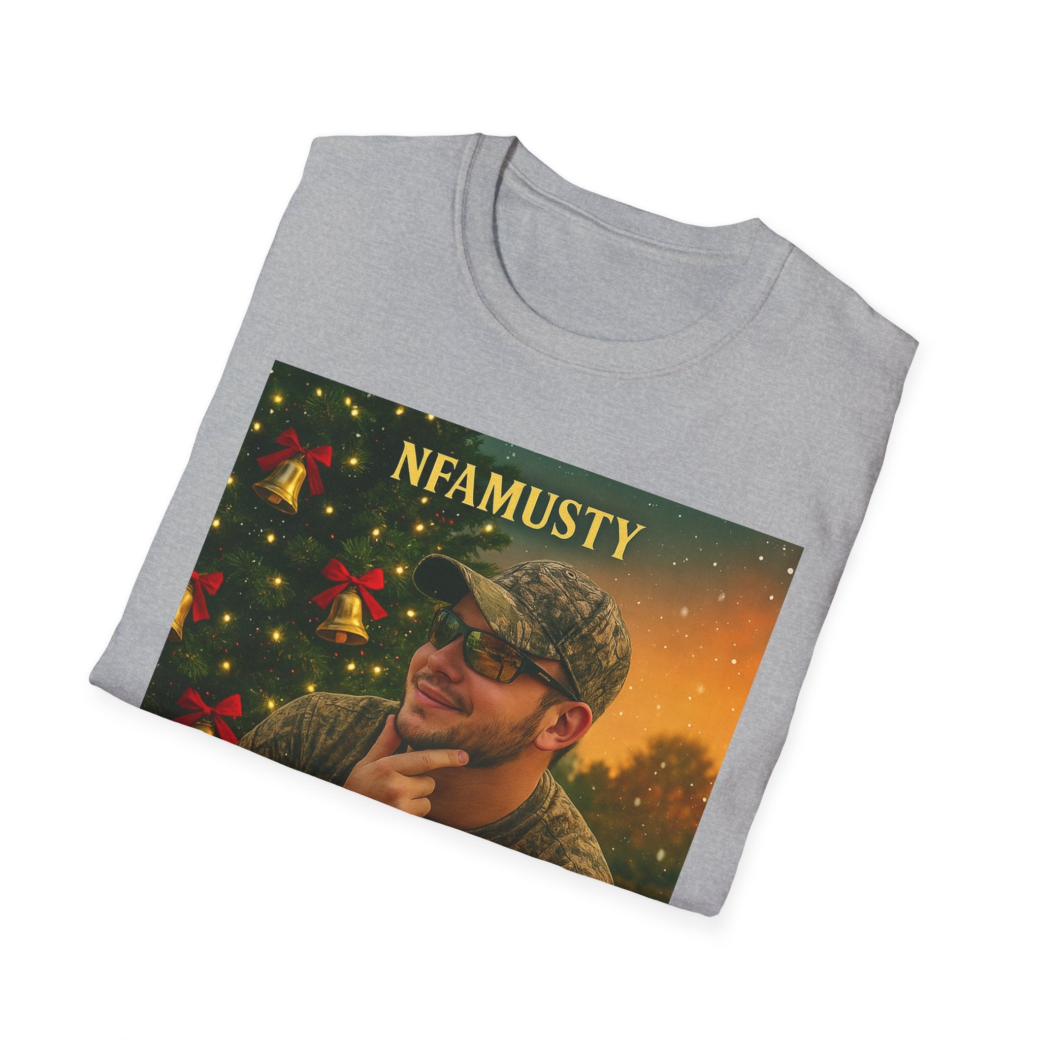 The Bells Ring On T-Shirt — NFAMUSTY Holiday Music Graphic Tee