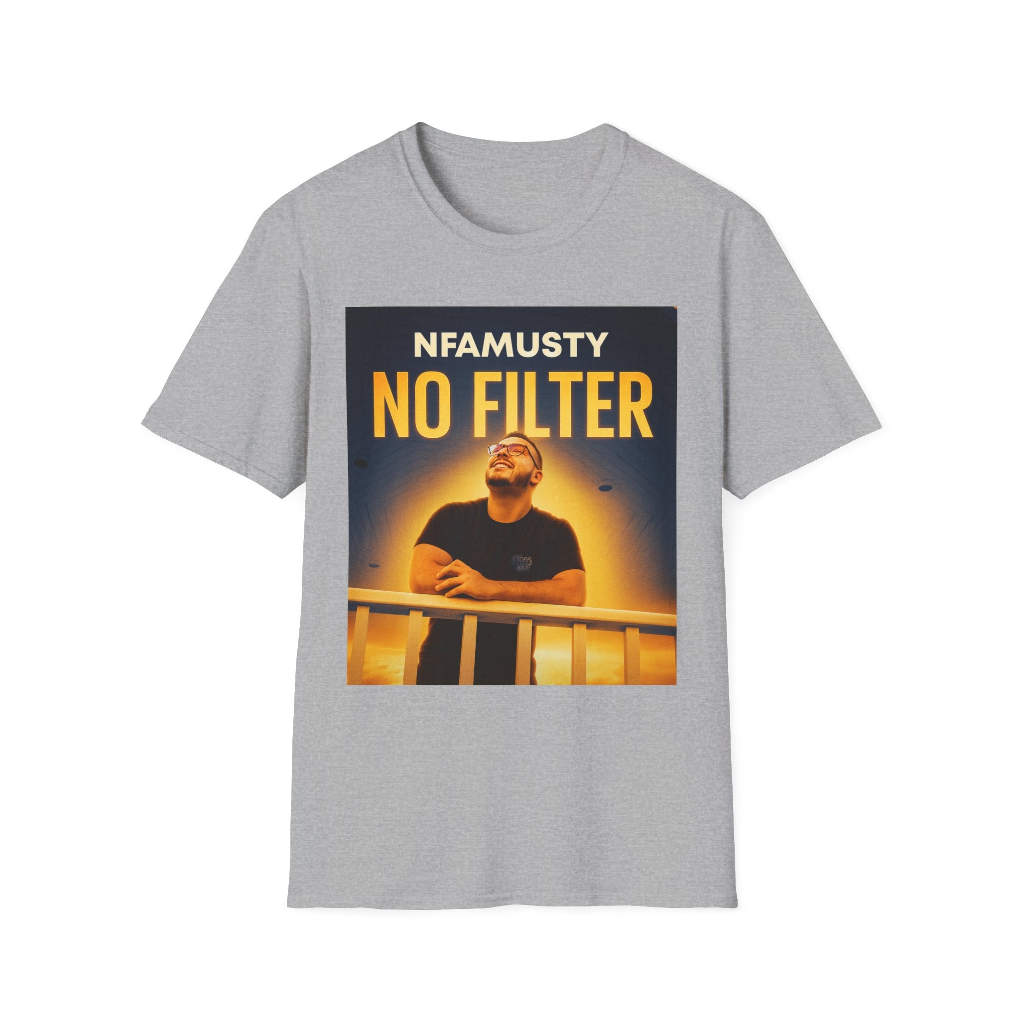 No Filter Graphic T-Shirt — NFAMUSTY Music Logo Tee