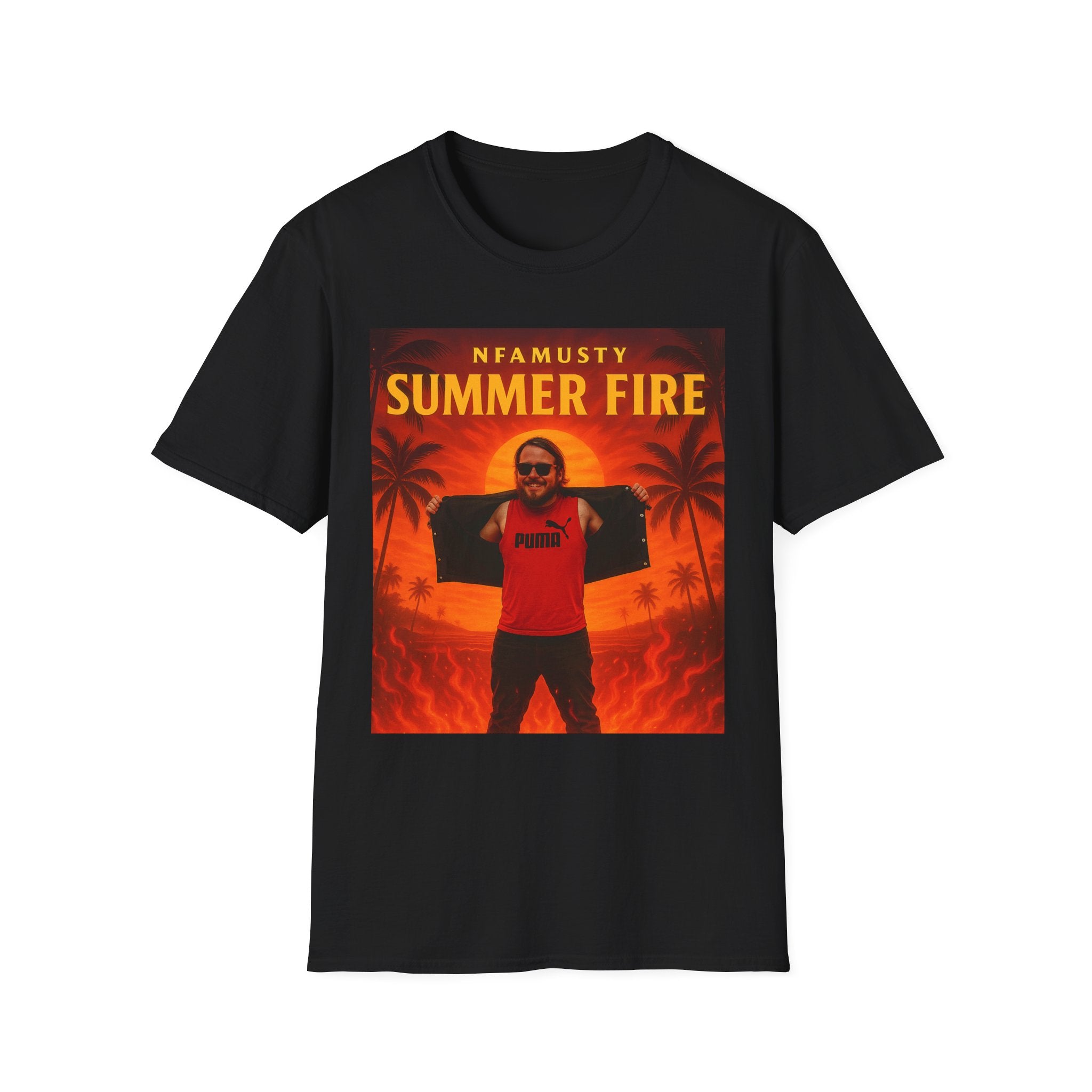 Summer Fire Music T-Shirt — NFAMUSTY Graphic Tee
