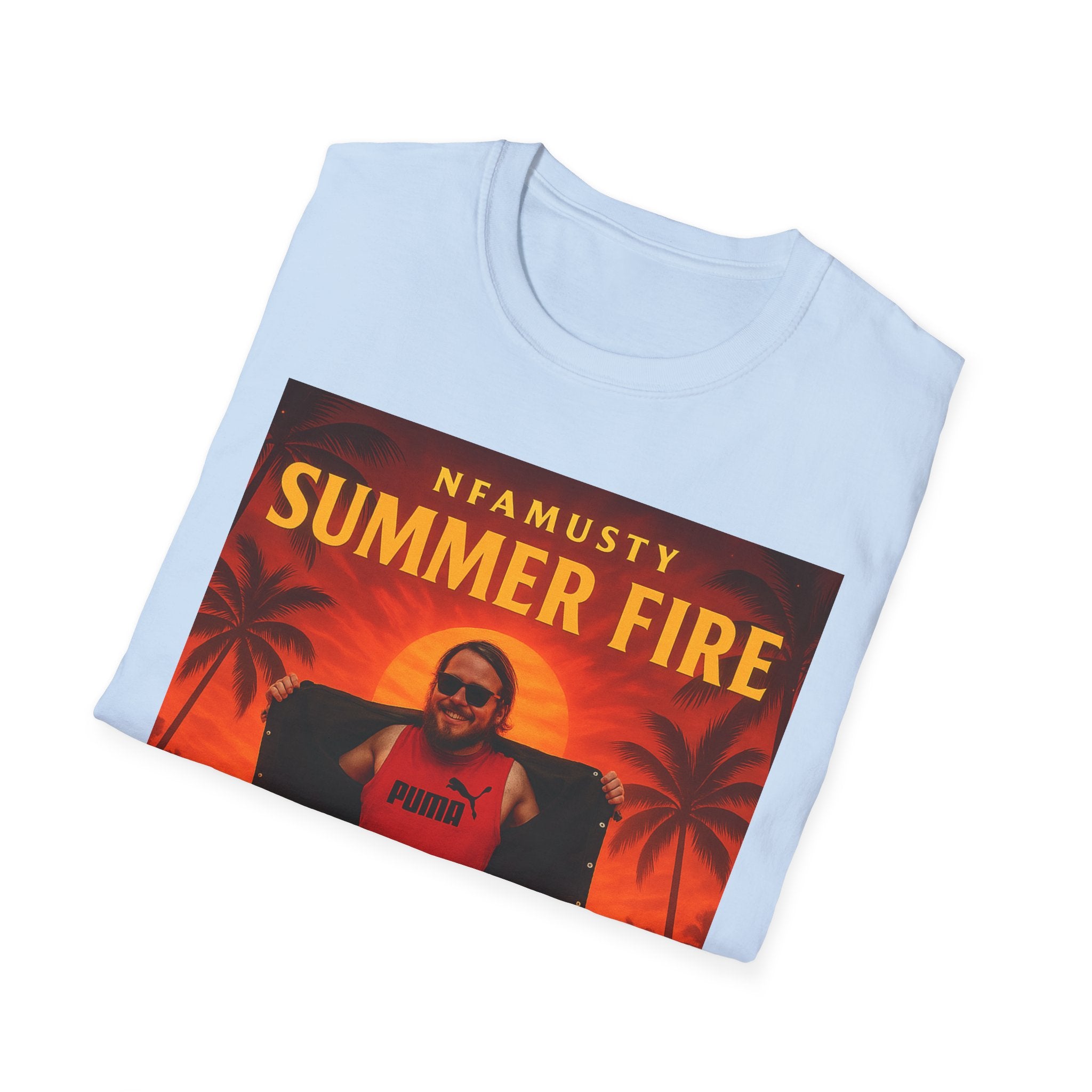 Summer Fire Music T-Shirt — NFAMUSTY Graphic Tee