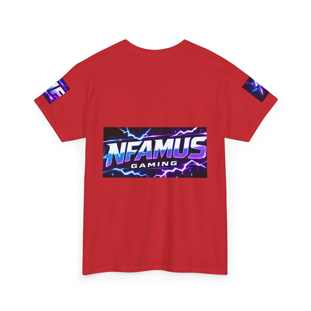 Gaming Tee — "Nfamus Mode Activated" Neon Controller Shirt