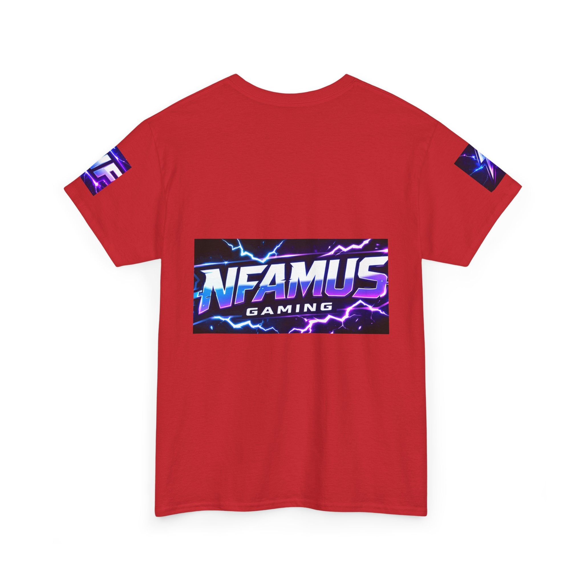 Gaming Tee — "Nfamus Mode Activated" Neon Controller Shirt