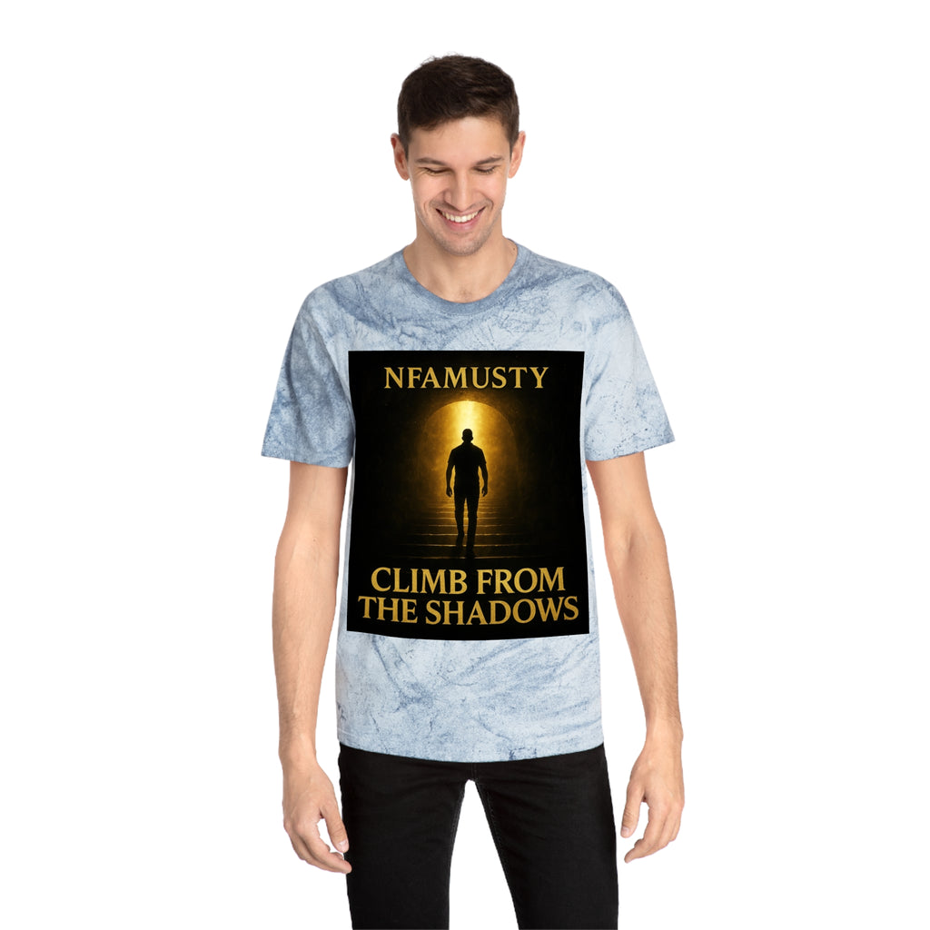 Music Artist Tee — "Climb From The Shadows" Graphic T-Shirt