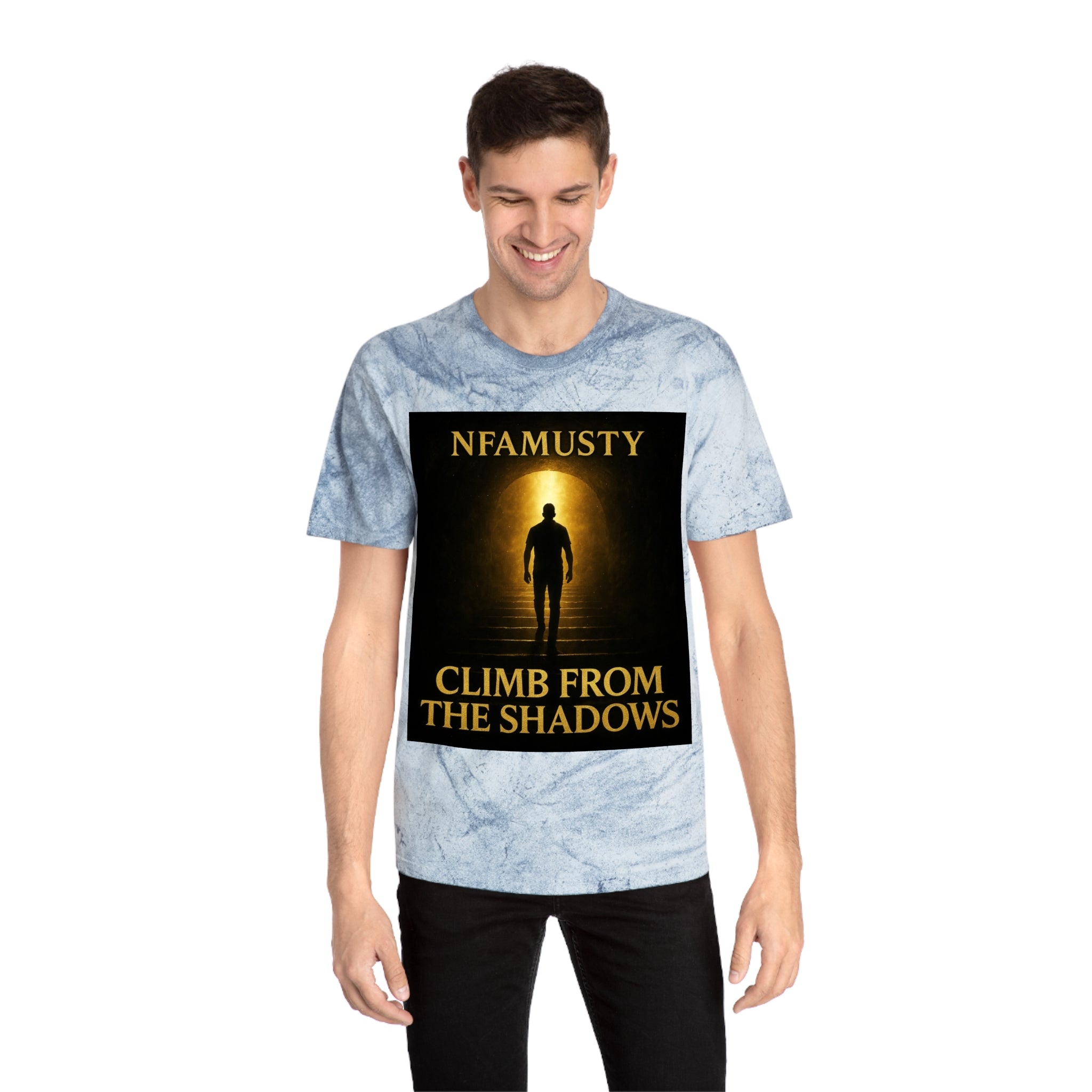 Music Artist Tee — "Climb From The Shadows" Graphic T-Shirt