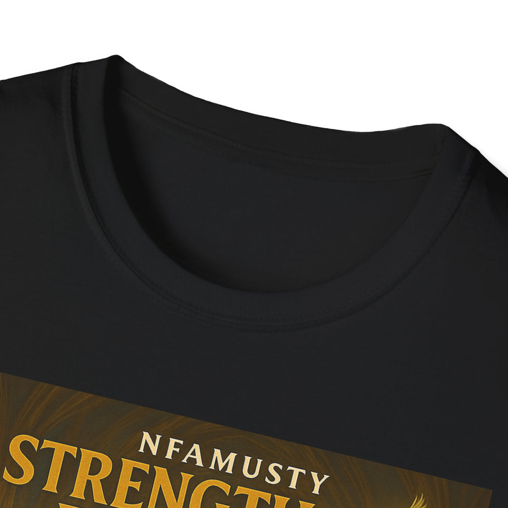 Strength From Above Prayer T‑Shirt — 'Namasty' Spiritual Graphic Tee