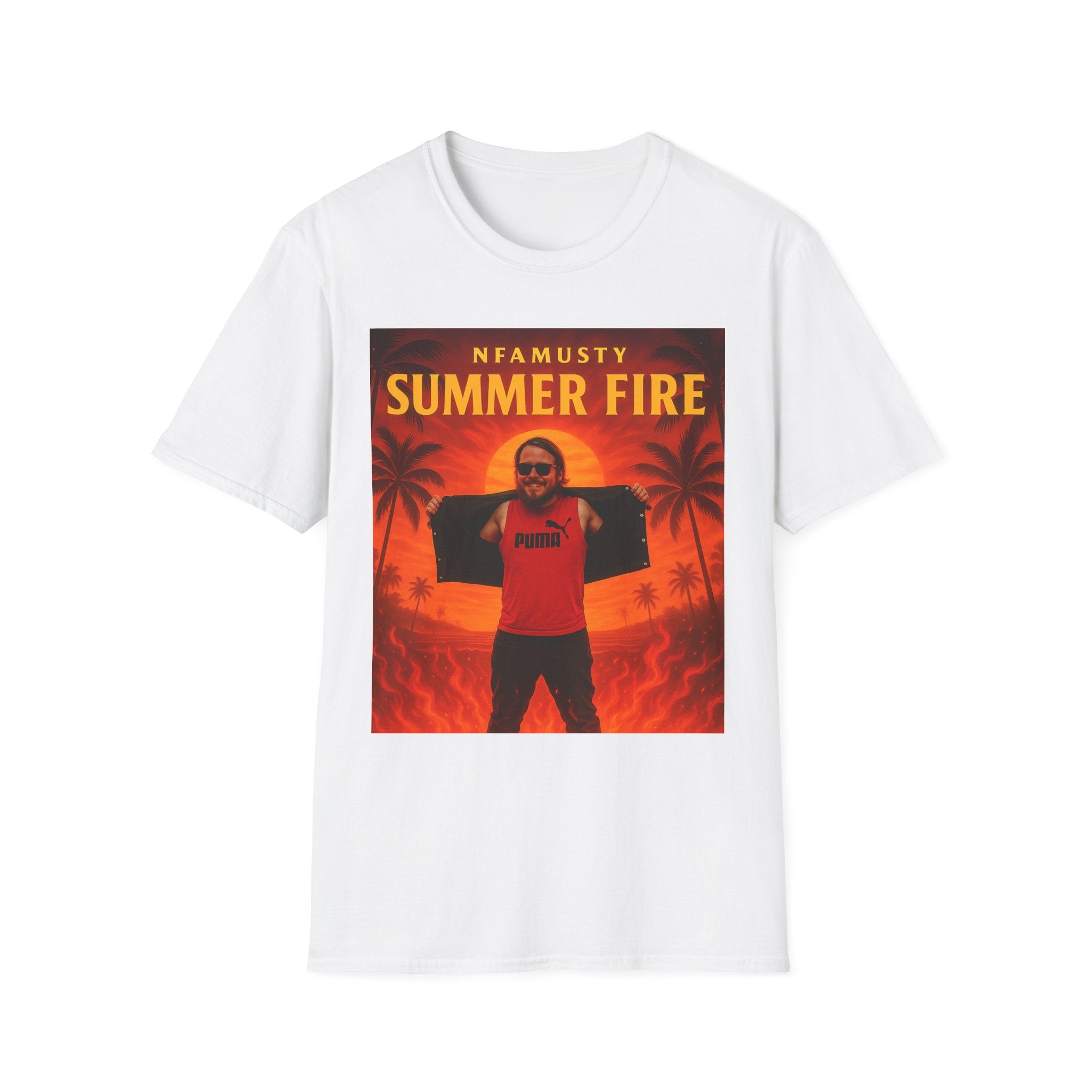 Summer Fire Music T-Shirt — NFAMUSTY Graphic Tee