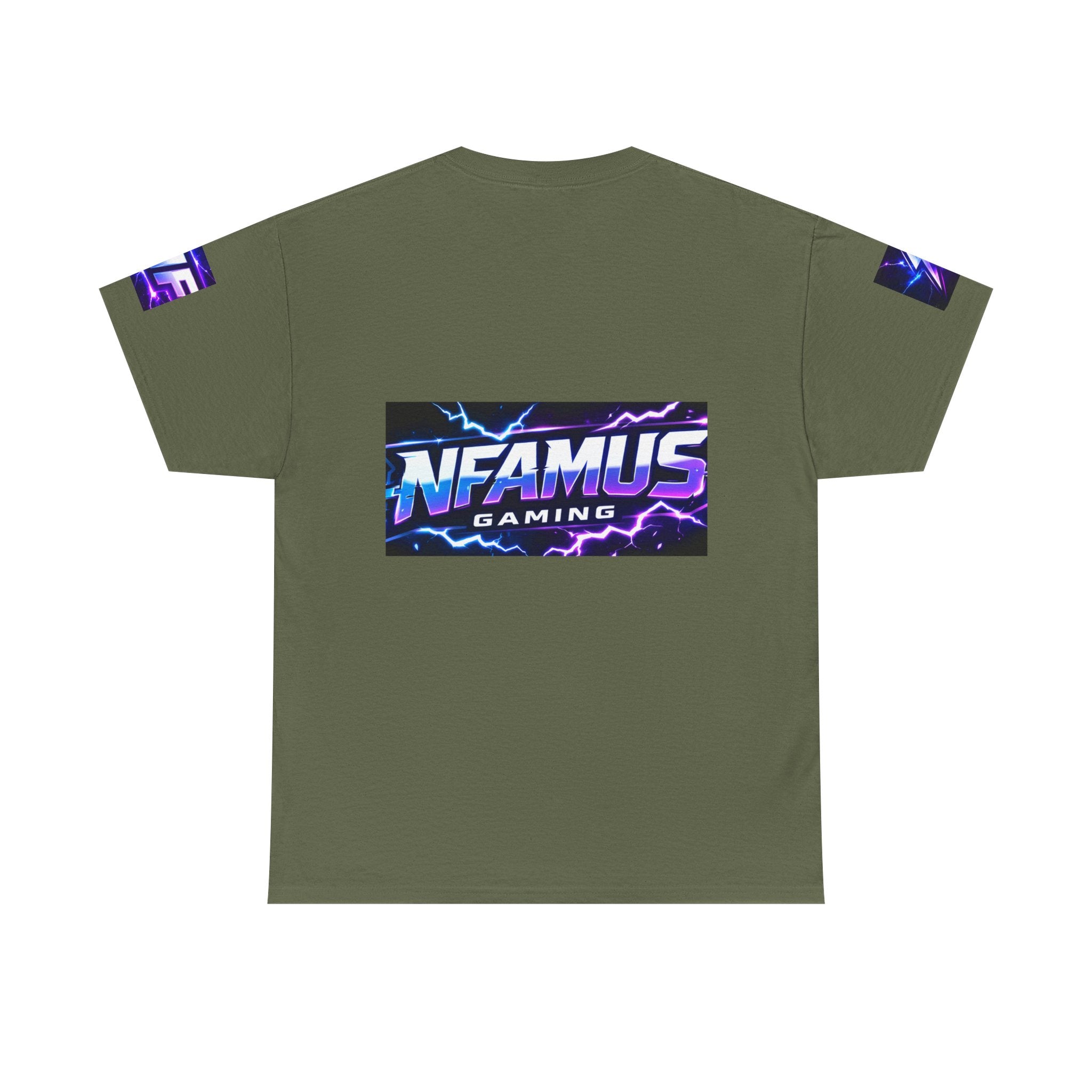 Gaming Tee — "Nfamus Mode Activated" Neon Controller Shirt