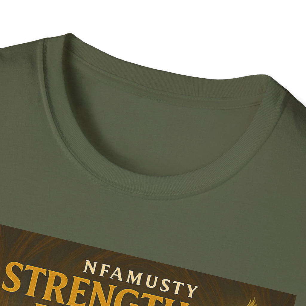 Strength From Above Prayer T‑Shirt — 'Namasty' Spiritual Graphic Tee