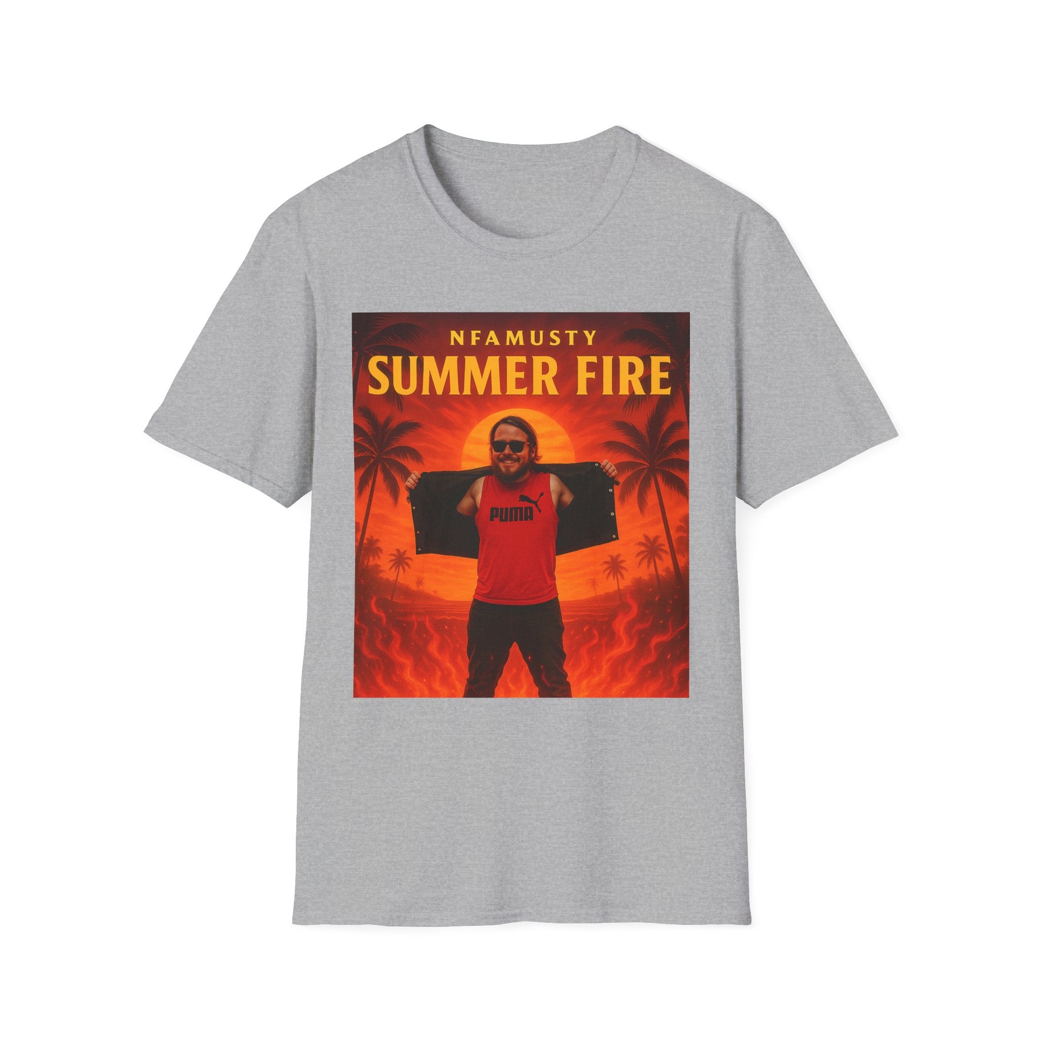 Summer Fire Music T-Shirt — NFAMUSTY Graphic Tee