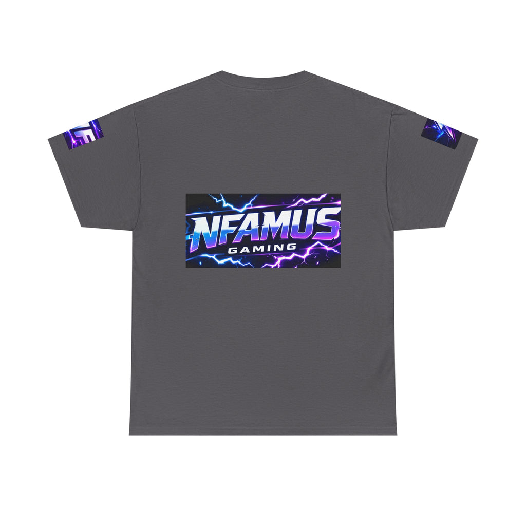 Gaming Tee — "Nfamus Mode Activated" Neon Controller Shirt