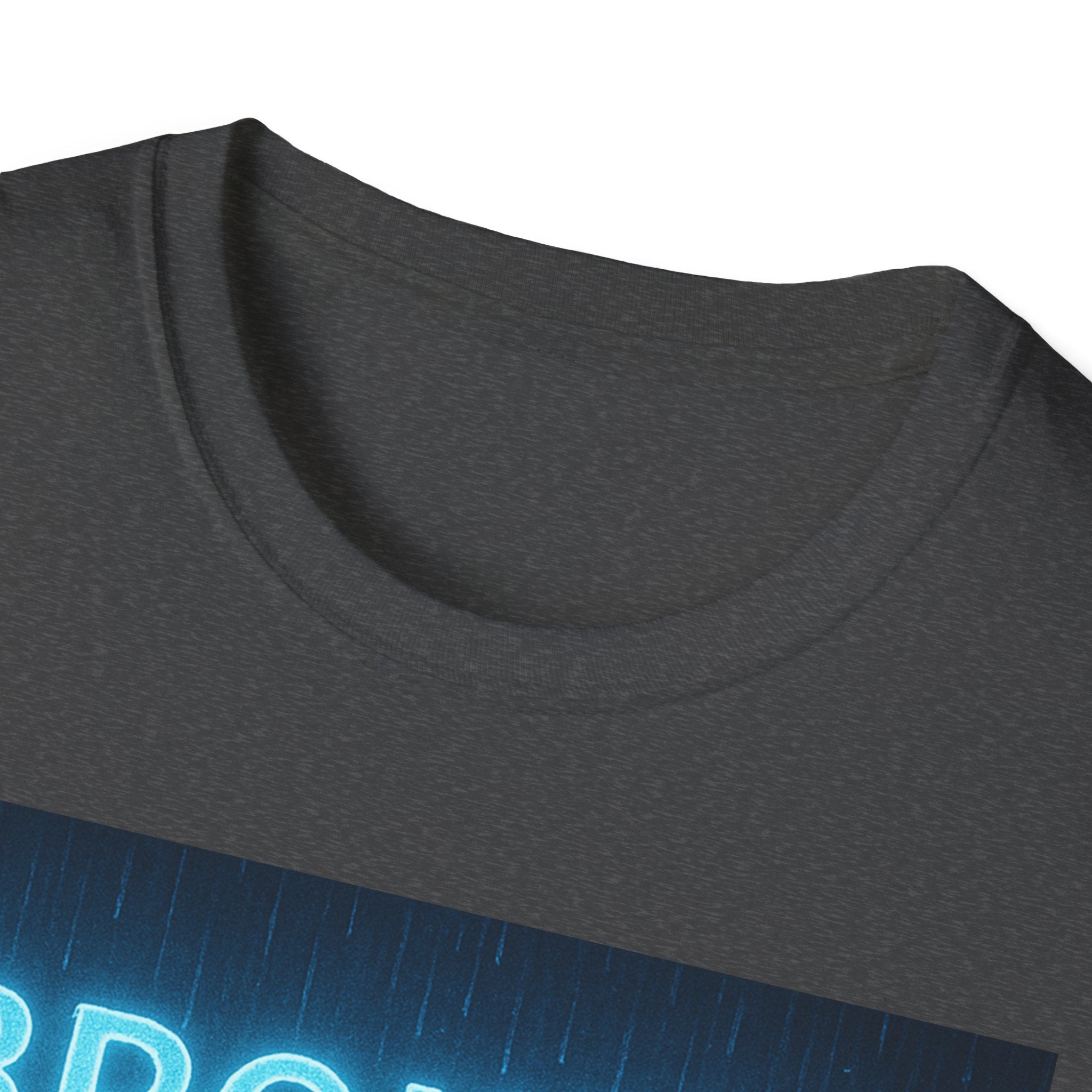 Broken Heart Music Tee — NFAMUSTY Neon Graphic T-Shirt