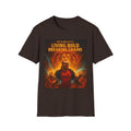 Music Promo T-Shirt — "Living Bold, Breaking Chains" Lion Design