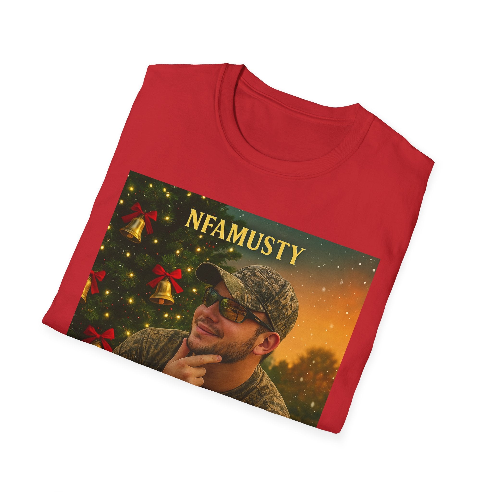 The Bells Ring On T-Shirt — NFAMUSTY Holiday Music Graphic Tee