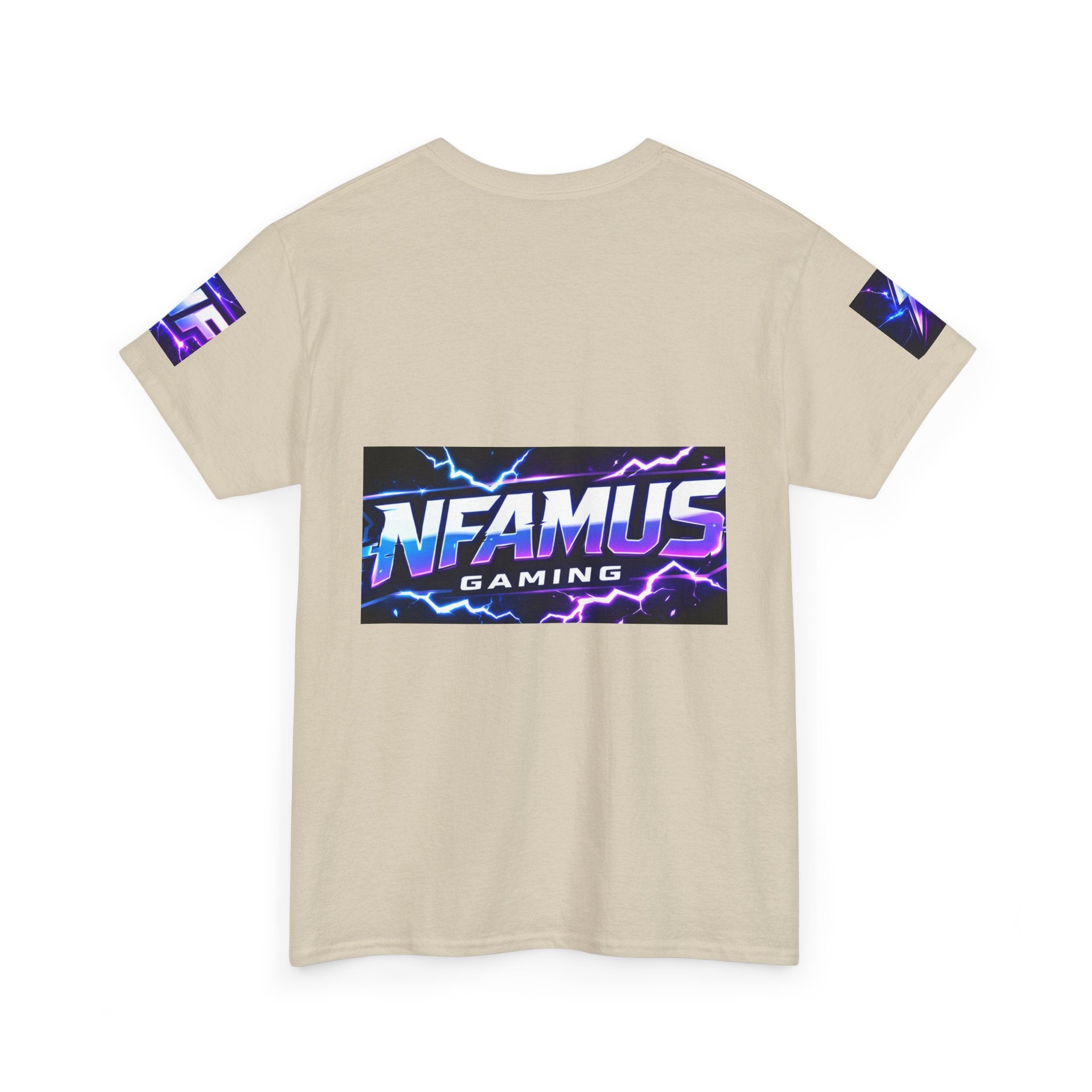 Gaming Tee — "Nfamus Mode Activated" Neon Controller Shirt