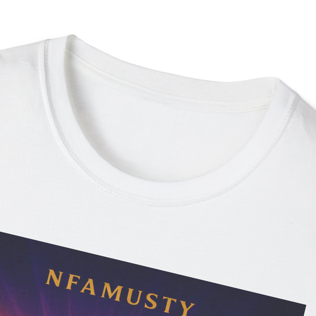 New Dawn Rising High T‑Shirt — NFAMUSTY Angel Wings Album Art Tee