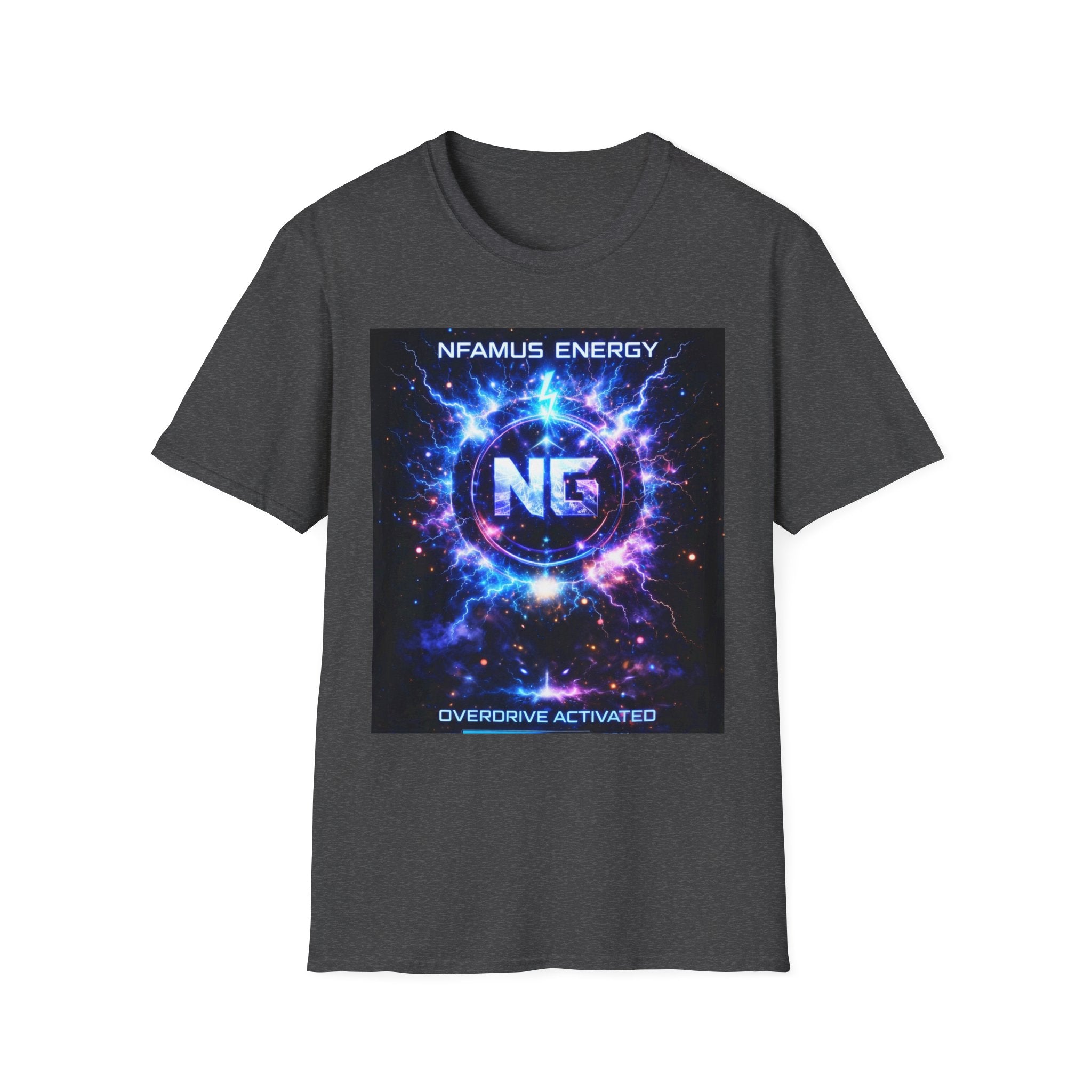 Gaming T-Shirt — "NFAMUS Energy: Overdrive Activated" Graphic Tee