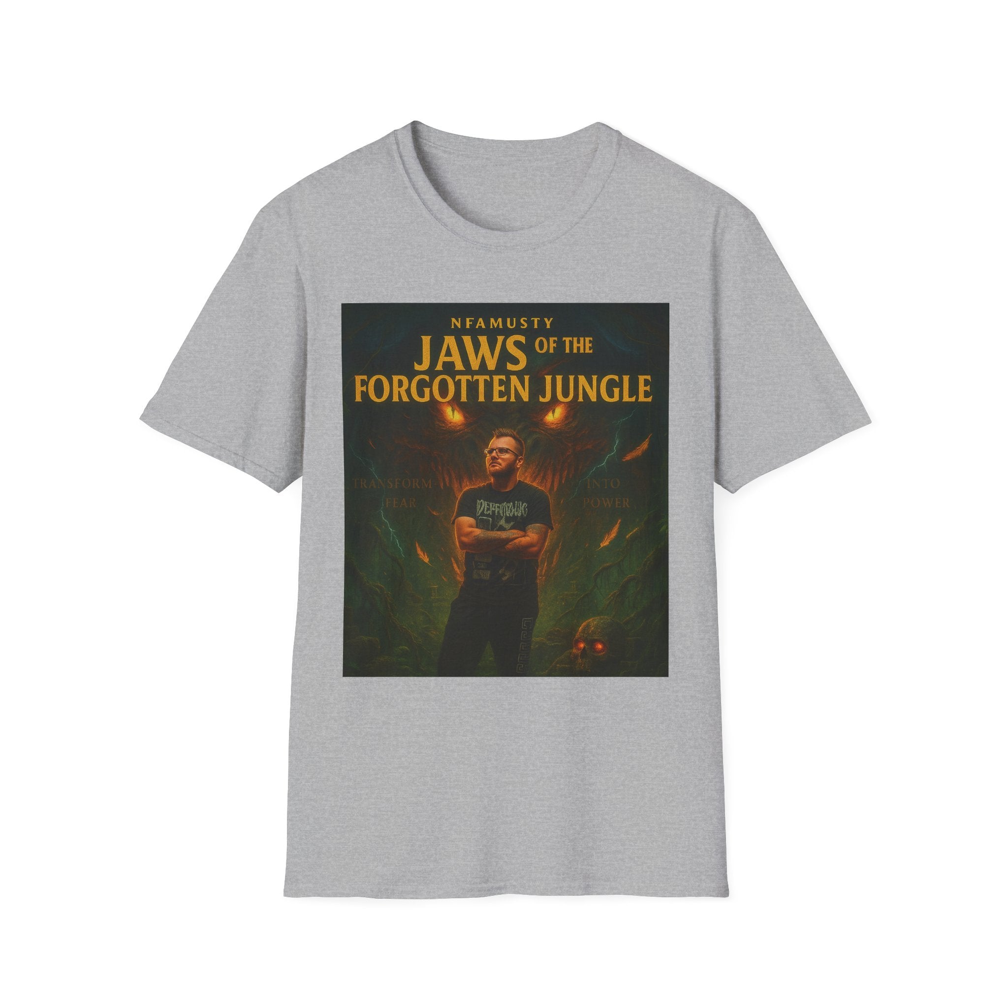 Nfamusty Jaws Of the Forgotten Jungle tee