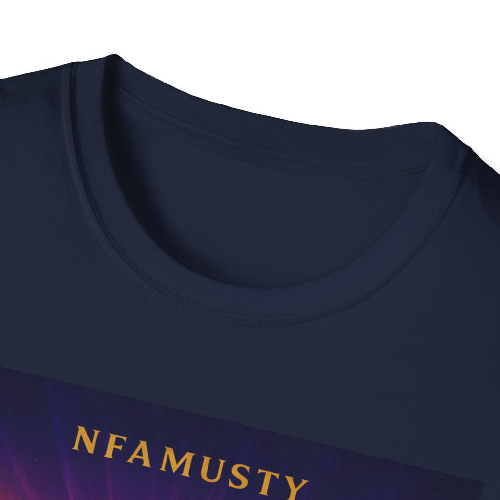 New Dawn Rising High T‑Shirt — NFAMUSTY Angel Wings Album Art Tee