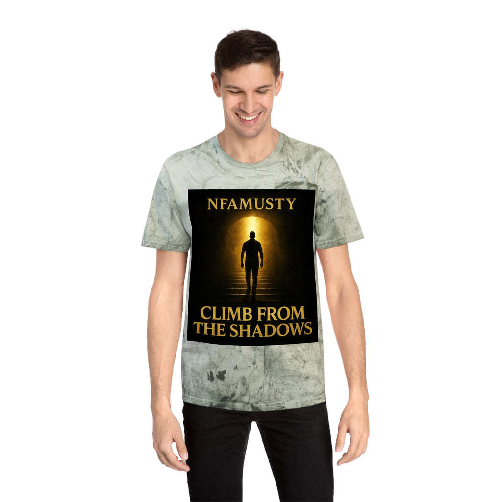 Music Artist Tee — "Climb From The Shadows" Graphic T-Shirt