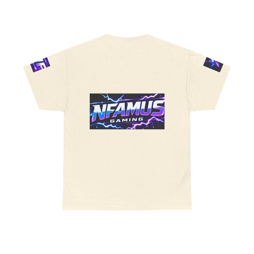 Gaming Tee — "Nfamus Mode Activated" Neon Controller Shirt