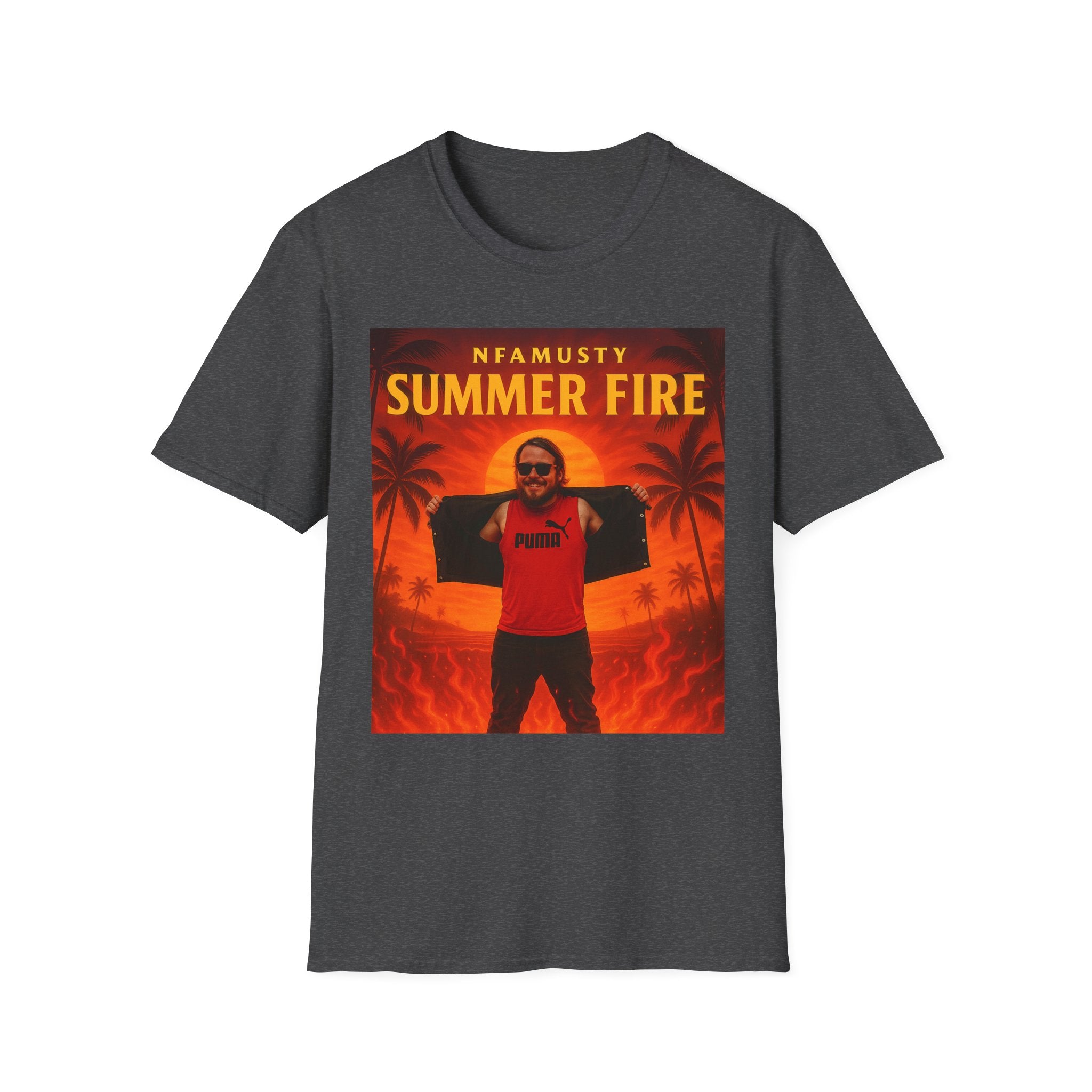 Summer Fire Music T-Shirt — NFAMUSTY Graphic Tee