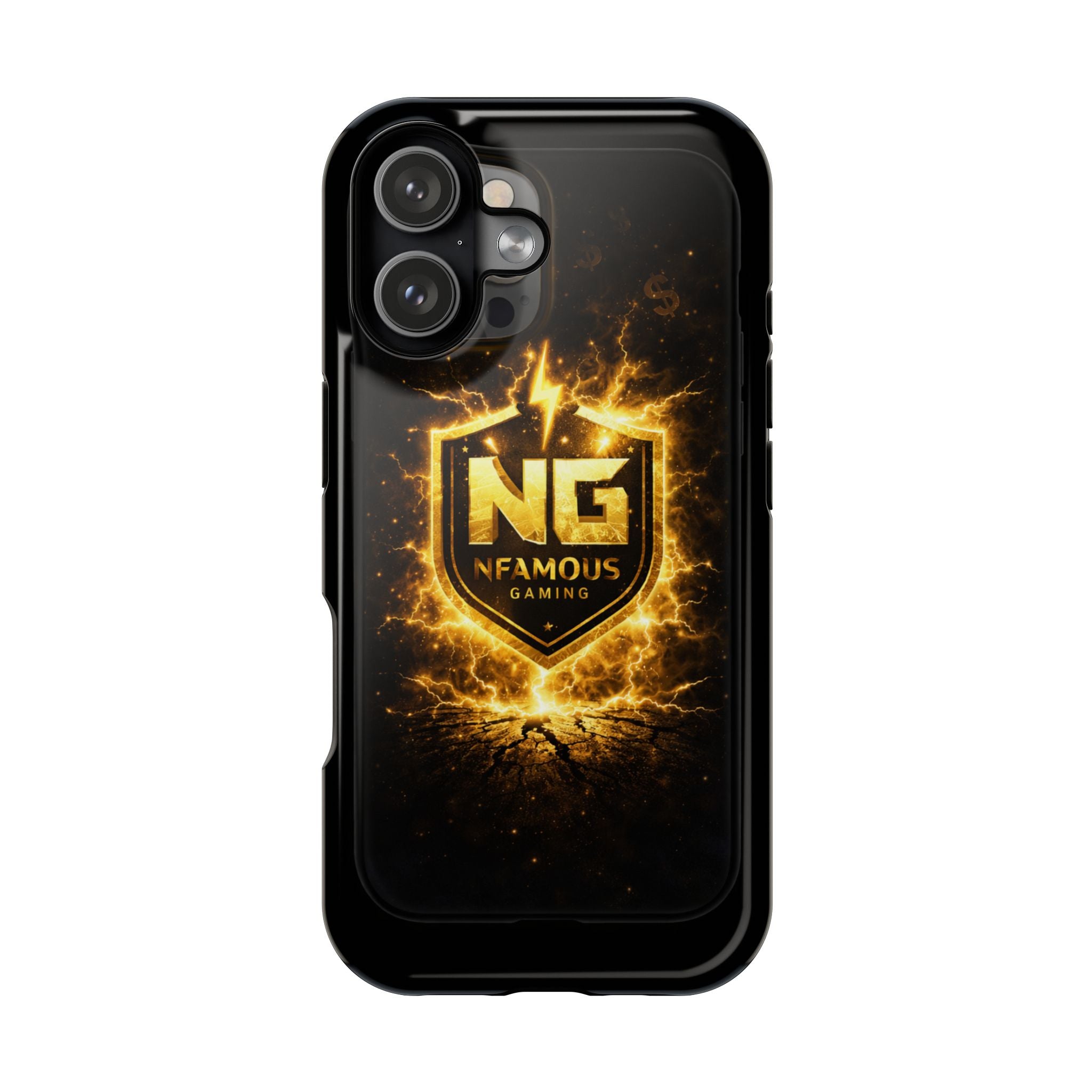 Gaming Magnetic Impact-Resistant Phone Case — "NFAMOUS Gaming" Shield Design