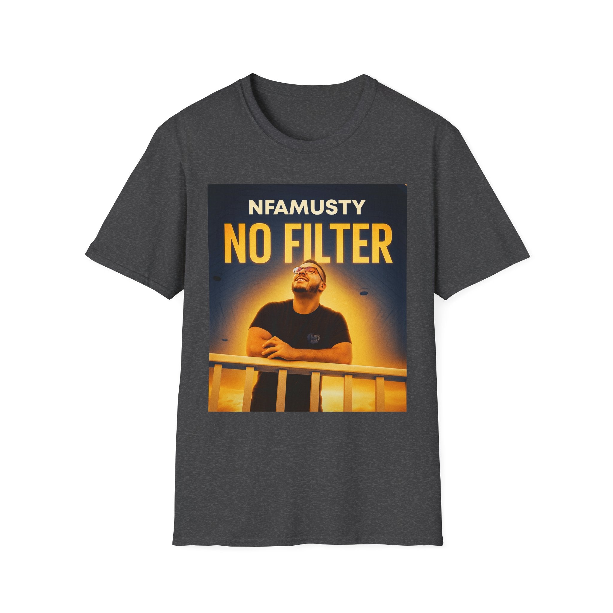 No Filter Graphic T-Shirt — NFAMUSTY Music Logo Tee
