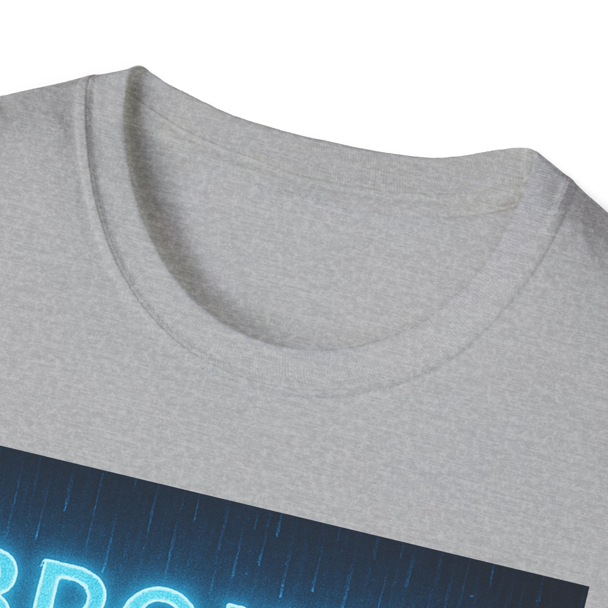 Broken Heart Music Tee — NFAMUSTY Neon Graphic T-Shirt